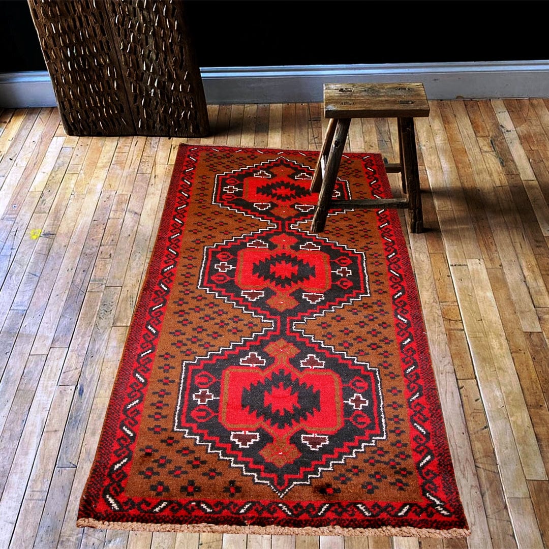 Alfombra De área Extra Grande Para Sala, Dormitorio O Pasillo - Diseño Geométrico, Antideslizante, Varios Tamaños