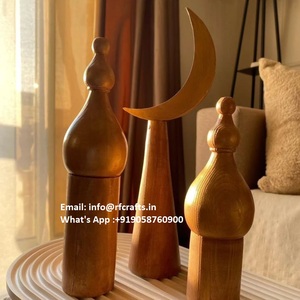Soporte festivo de luna y estrella de madera de Ramadán perfecto para la decoración del centro de mesa - Product Image 3