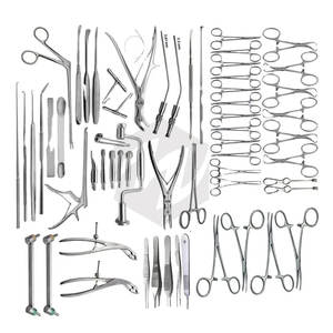 Ensemble d'instruments de neurochirurgie 153 pièces allemand en acier inoxydable chirurgical complet chirurgie de la colonne vertébrale Instruments médicaux neurochirurgicaux - Product Image 1