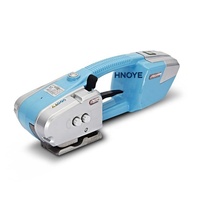 Machine à cerclage portable pour sangles plastiques et acier, entièrement automatique à fusion à chaud, avec tendeur sans boucle pour le regroupement et le serrage