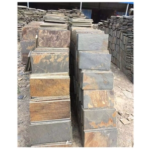 Adoquín de Piso de Pizarra de Piedra Natural Mixta Oxidada para Exteriores para Patio - Product Image 2