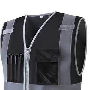 Chalecos reversibles personalizables para hombre, chaleco multibolsillo de malla para pesca, senderismo, carga al aire libre, chaleco de fotógrafo, ropa exterior Doble - Product Image 5