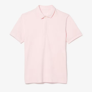 ผ้าปิเก้คอตตอนยืดสีแดง 100% สำหรับเสื้อโปโล ปักโลโก้ตามสั่ง ทรงปกติ กระดุมซ่อน แถบยางยืด ลายเรียบ ผ้าถัก - Product Image 6