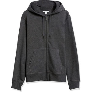 Customized High Quality Zipper <b>Hoodies</b> <b>Oversized</b> Loose Shoulder 100% Cotton Streetwear Stylish <b>Black</b> Zipper <b>Hoodies</b> For Winter - Product Image 1