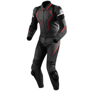 Combinaison de moto en cuir deux pièces - Coupe-vent, imperméable, ignifuge, combinaison de sécurité d'hiver avec options personnalisables - Product Image 5