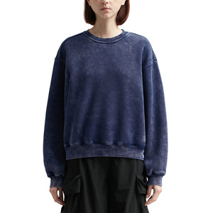 Sweat à capuche et sweat-shirt surdimensionné en polaire 100% coton épais d'hiver de haute qualité avec logo graphique personnalisé pour femmes - Product Image 5