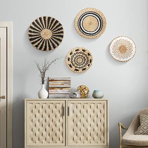 งานศิลปะตกแต่งผนังจากผักตบชวาทอมือ สำหรับโรงแรม บ้าน ร้านอาหาร ของตกแต่งแขวนผนัง - Product Image 4