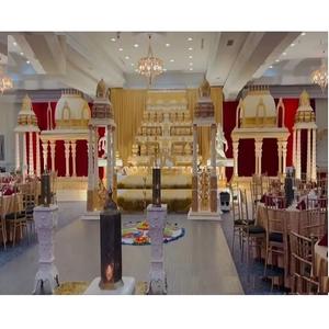 Grand Manavarai South Indian Wedding Mandap Modern Grand Manavarai Mandap para boda Tradicional Manavarai Mandap Setup USA - Product Image 1