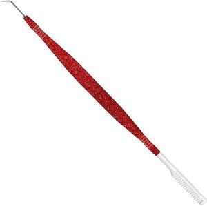 KAAMIR INSTRUMENTS Outil professionnel végétalien durable en acier inoxydable pour rehaussement des sourcils, séparateur de boucles, couleur rouge, permanente rapide 5-8 min - Product Image 1