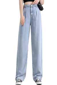 Professional Factory Manufacturer <b>Women</b> <b>Jeans</b> Pants Breathable Wholesale <b>Women</b> <b>Jeans</b> Pants 100% cotton - Product Image 3