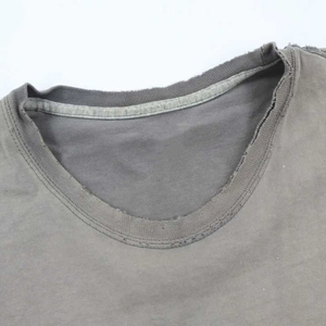 เสื้อยืดคอกลมทรงโอเวอร์ไซส์แบบครอป ผ้าฝ้าย 100% หนัก 220 กรัม ทรงบ็อกซี่ฟิต สไตล์วินเทจ ลุคย้อนยุค ซักแบบดิสเทรส สำหรับผู้ชาย รุ่น 2026 - Product Image 3