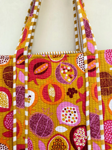 Bolsas de marketing con estampado de bloques de mano de algodón, lote al por mayor, bolsa de transporte, bolsas de compras - Product Image 2