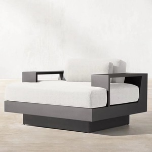 Modern Aluminum <b>Garden</b> Lounge <b>Sofa</b> Set Luxury Waterproof Patio Furniture Sectional Couch For Outdoor Villa Courtyard Hotel Use - Product Image 2