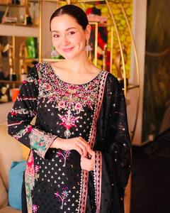 Dernier créateur de vêtements de fête indiens et pakistanais Top Palazzo & Dupatta Set Elegant New Arrival - Product Image 2