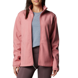 Nouvelle veste Softshell pour femmes conception personnalisée vêtements de travail d'hiver femmes coupe-vent imperméable doublé fermeture éclair veste Soft Shell pour femmes - Product Image 5