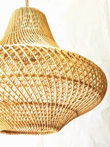 Pantalla de Lámpara de Mimbre de Alta Calidad, Pantalla Tejida de Rafia y Ratán, Decoración de Muebles de Mimbre Natural para Sala de Estar - Product Image 3