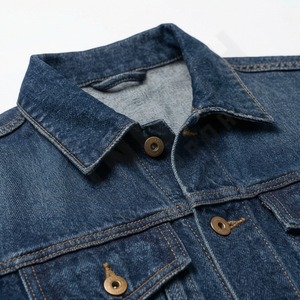 ชุดแจ็คเก็ตและกางเกงยีนส์ผู้ชายสไตล์ฮิปฮอปสุดฮิต พรีเมียม รุ่นใหม่ล่าสุดปี 2025 แบบสองชิ้น กลับด้านได้ คอตั้ง สไตล์สตรีทแวร์ - Product Image 4