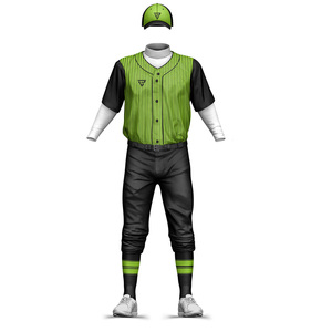 Uniforme de béisbol personalizado, camiseta de béisbol con diseño de tela, uniforme de entrenamiento de equipo de todas las series - Product Image 3