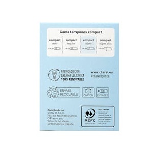 Bont Super Tampons avec applicateur compact, 16 unités - Product Image 2