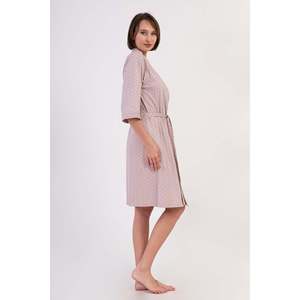 Robe de nuit pour femme XXL à manches 3/4 avec poche - Product Image 3