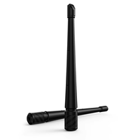 Amplificador inalámbrico de doble frecuencia de largo alcance, poste aéreo Hf corto, antena de Radio de coche con luz Led automática
