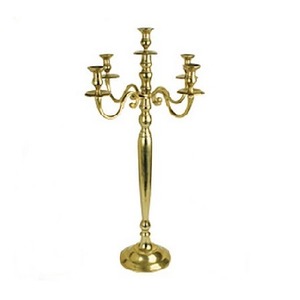 Candelabro de Latón Puro de Diseño Único con Calidad Premium, Perfecto para Decoración del Hogar, Bodas y Hoteles - Product Image 3