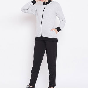 Custom Design Breathable Women <b>Tracksuits</b> Outdoor Use High Quality Women Clothing Solid Color <b>Plain</b> <b>Tracksuits</b> Wholesale OEM - Product Image 2