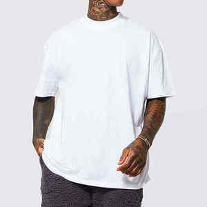 เสื้อยืดคอตตอนพรีเมียม 220GSM สำหรับผู้ชาย ขายส่ง รับทำโลโก้แบบ OEM - Product Image 2