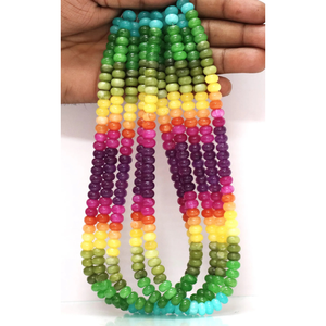 Cuentas de Cuarzo Multicolores: Piedras Preciosas Redondas Lisas de 7-8 mm, Calidad AAA - Product Image 6