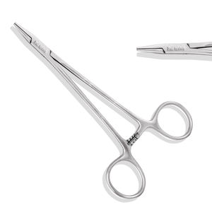 High Quality 14cm Stainless Steel Manual Hemostat Needle <b>Holder</b> Straight Tc Castroviejo Dental Surgery Implant Forceps - Product Image 2