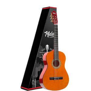 Guitare classique junior Midex CG-36OR 36 pouces 3/4, haute qualité, acajou et sapele, pour enfants de 8 à 12 ans, finition brillante orange - Product Image 1