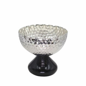 Diseño hecho a mano Acero inoxidable Metal niquelado Acabado Servidor Tazón Pasta Ensalada Sopa Tazón decorativo para servir - Product Image 5