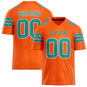 Uniforme de Jersey de Fútbol Americano Personalizado para Niñas Escolares, 140GSM, Poliéster Ligero, Ropa Deportiva Juvenil para Equipos - Product Image 1