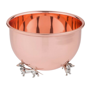 Bol à mélanger décoratif en cuivre poli brillant Bol de service pour fruits et aliments en métal massif Durable et écologique - Product Image 1