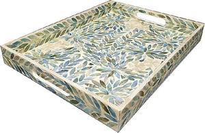 Bandeja de Servicio con Incrustaciones de Nácar de Primera Calidad para Restaurantes, Hoteles, Cenas en Casa, Regalos de Boda Disponibles al Mejor Precio - Product Image 5