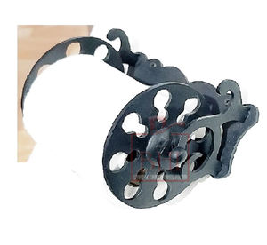 Porte-papier hygiénique en fonte, porte-rouleau de papier de soie en fer vintage robuste salle de bain, cuisine, porte-rouleau de papier hygiénique - Product Image 1