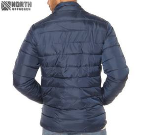 Blouson matelassé unisexe de haute qualité, chaud, imperméable, réversible, doublure en fibre de bambou, logo sur le devant, style moto et motard - Product Image 6