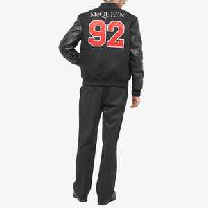 เสื้อโค้ทบอมเบอร์เสื้อโค้ทผู้ชายแบบคลาสสิก2025แผ่นปักลายตัวอักษร - Product Image 4