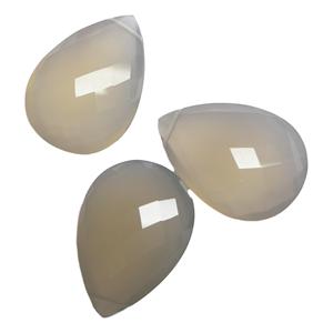 นกพิราบสีฟ้าธรรมชาติ Chalcedony briolette ลูกปัดทุกรูปทรงและขนาดตัดในการสั่งซื้อที่กำหนดเองในราคาขายส่งในอื่นๆทั้งหมด - Product Image 5