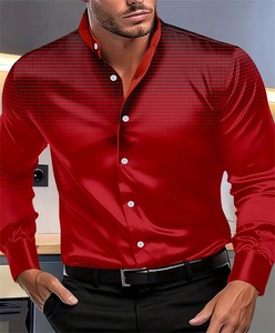 High Quality Men's <b>Cardigan</b> New Solid <b>Spring</b> Autumn Stand Collar Half Sleeve Shirt Elastic 100% Cotton Breathable Eco-Friendly - Product Image 5