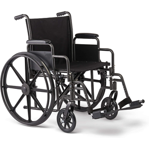 מתקפל אבקת פלדה מצופה מסגרת ידנית מרוממת רגל גלגלים - Product Image 3