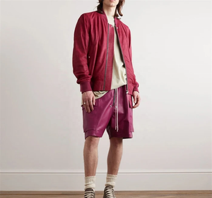 OEM Custom Oversized Loose Low-Crotch Genuine PU <b>Leather</b> <b>Shorts</b> For <b>Men</b> Latest Fashion High Quality Custom Made Cowhide <b>Short</b> - Product Image 2