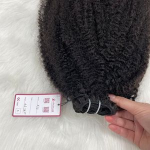 Vente en gros cheveux sans enchevêtrement cheveux bruts non transformés bobine serrée vendeurs bouclés cheveux humains bruts alignés sur les cuticules vietnamiennes - Product Image 5