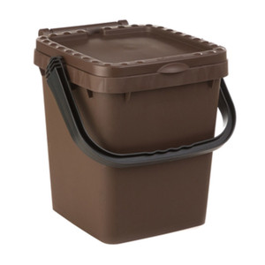 Pattumiera Ecoplus Chiusa 10 Lt. Marrone - Product Image 1