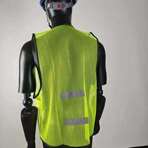 Vêtement de travail haute visibilité, veste de sécurité sans manches avec bande réfléchissante pour les travailleurs du bâtiment et les travailleurs en extérieur - Product Image 6