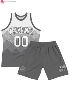Fabrication de la meilleure qualité OEM vente en gros uniforme de basket-ball personnalisé réversible sublimé ensemble d'été - Product Image 5