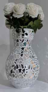 Hot Trend Luxury Home Decorative Mosaic Mother of <b>Pearl</b> Vase Made in Vietnam VCBCV - Product Image 6