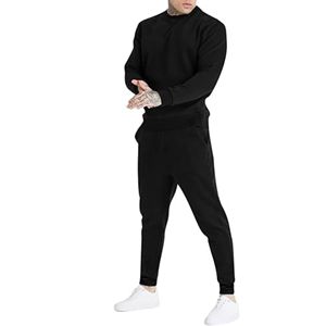 ชุดเสื้อนอกออกกำลังกายผ้าฝ้ายลำลองสำหรับผู้ชายชุดออกกำลังกายชุดวอร์มผ้าทอระบายอากาศได้ชุดวิ่งชุดกีฬาฤดูหนาว - Product Image 3