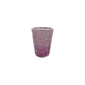 Pots à bougie en mosaïque votive en verre décoratifs de mariage pour la décoration de Noël et de salon faite à la main en vrac - Product Image 3