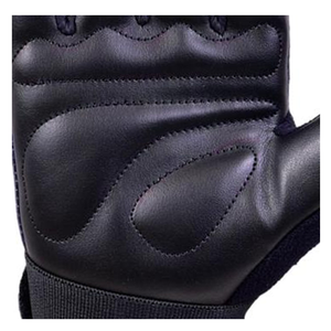 Gants de gymnastique en cuir synthétique demi-doigt avec logo personnalisé Offre Spéciale anti-dérapant évacuant l'humidité pour les sports de plein air haltérophilie - Product Image 5